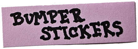 bumper stickers